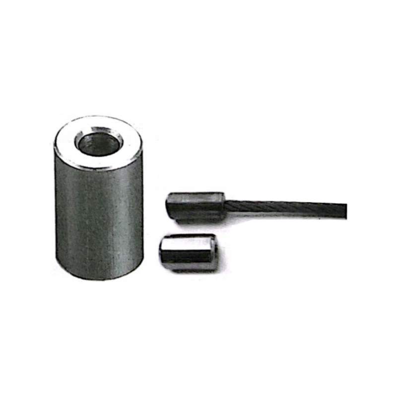 Stahlstoppknöpfe für Drahtseile (kohlenstoffarmer Stahl, 1/8"–1-1/4")