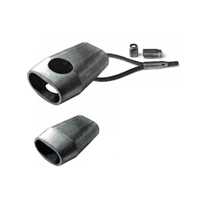 SAFETYLIFT Aluminiumzwinge Form C Deutscher Typ mit Inspektionsloch