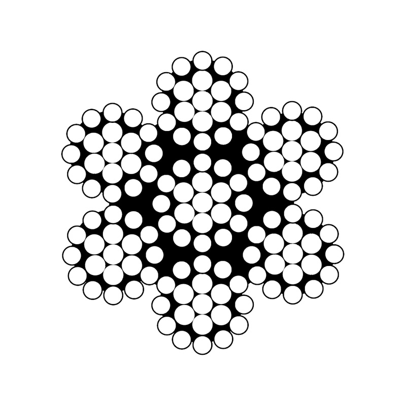 ASTM a 1023 Klassifizierung 7x7 und 7x19 Spezialkabel mit kleinem Durchmesser (verzinkt).